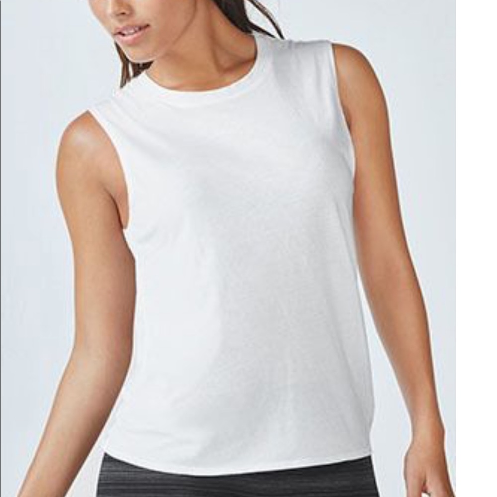 Fabletics white large top